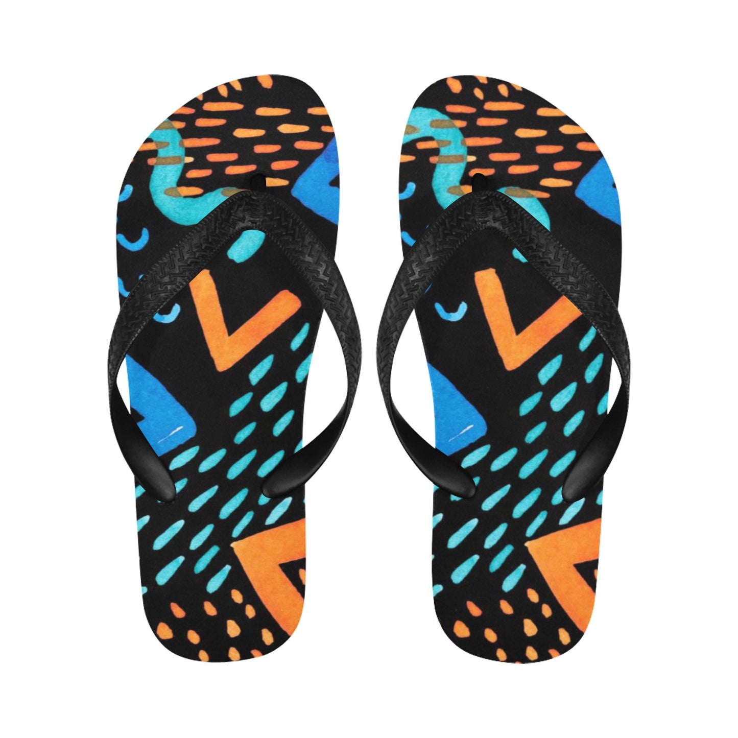 Unisex Art Flip Flops